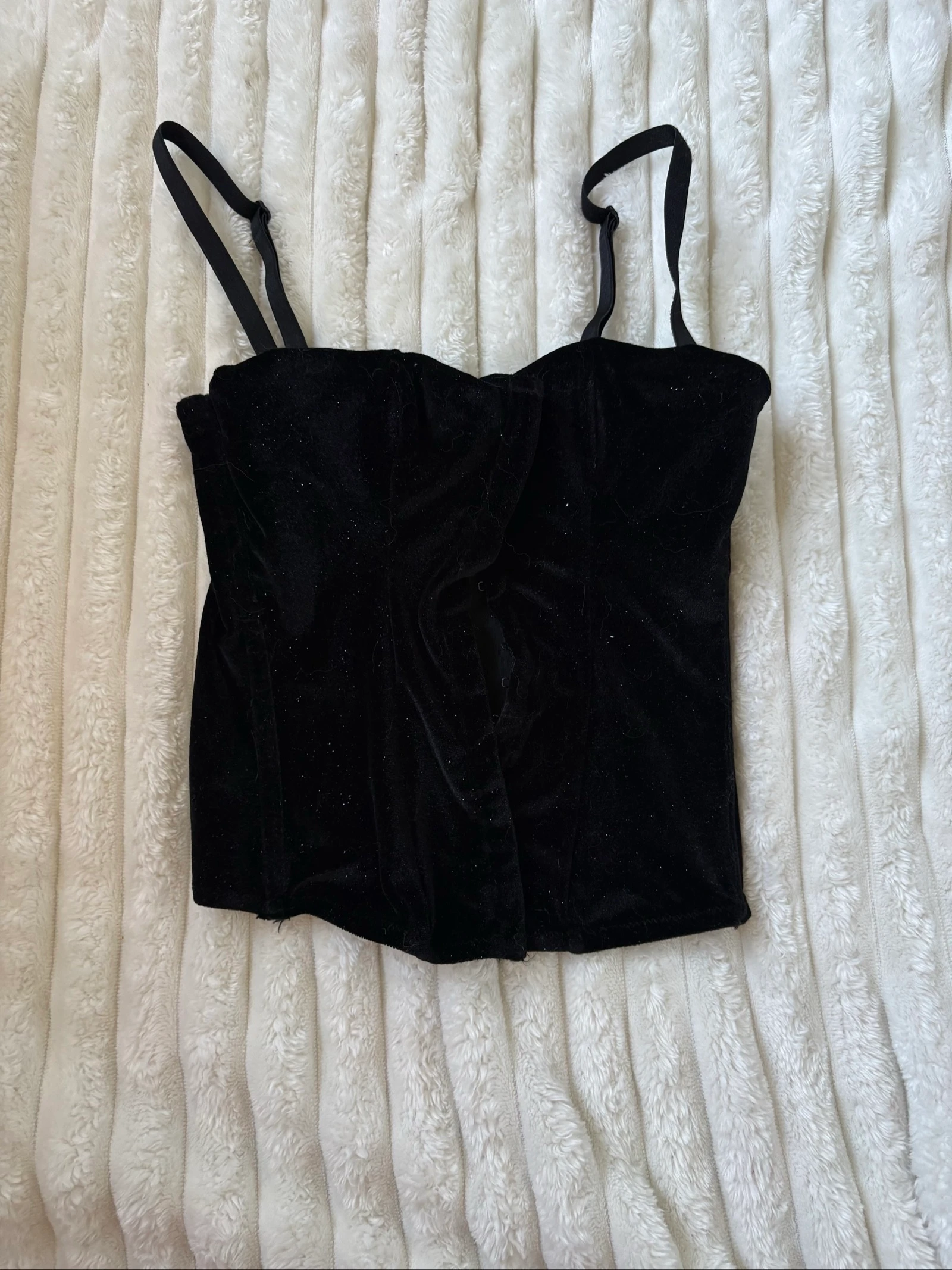 Bustier guêpière à paillettes